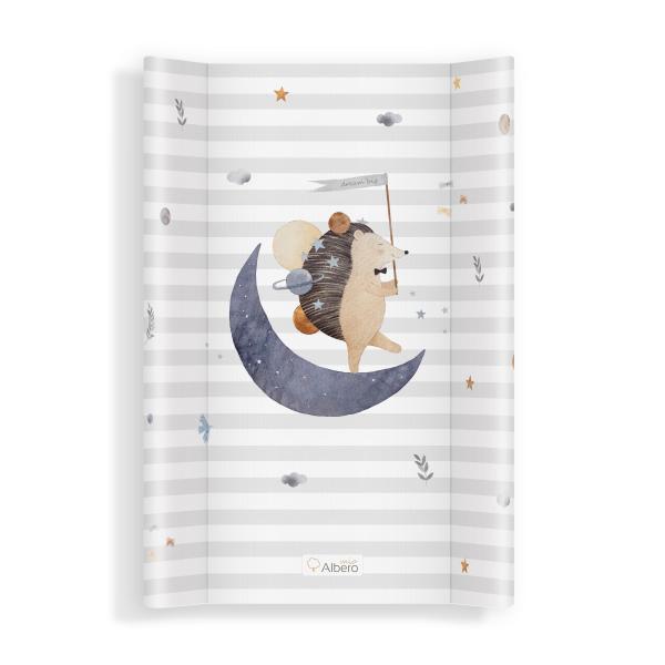 Saltea de infasat bebe cu intaritura 70x47,5 CP3  MOON HEDGEHOG